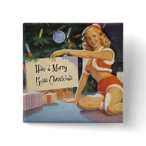 Retro Christmas Pin Up