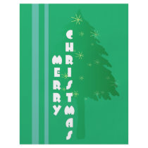 Retro Christmas Tree Design Flyer