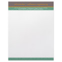 Retro Circles Mint & Orange Business Letterhead