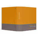 Retro Circles Mint & Orange Presentation Binder