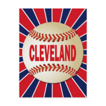 RETRO CLEVELAND BASEBALL POST CARDS
