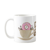 Retro Coffee & Doughnuts Mugs