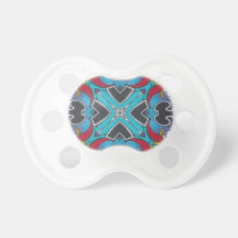RETRO COMPANION ECLECTIC AND ELECTRIC GRAPHIC PACIFIERS
