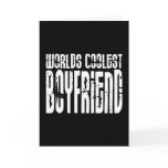 Retro Cool Boyfriends : Worlds Coolest Boyfriend Greeting Card