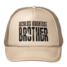 Retro Cool Brothers : World's Greatest Brother Trucker Hat