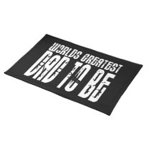 Retro Cool Dads to Be : World's Greatest Dad to be Placemats