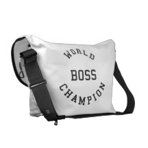 Retro Cool Gifts for Bosses : World Champion Boss Courier Bag