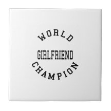 Retro Cool Girlfriends : World Champion Girlfriend Tile