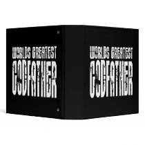 Retro Cool Godfathers : World's Greatest Godfather Vinyl Binders