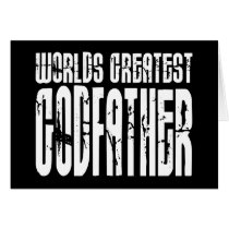 Retro Cool Godfathers : World's Greatest Godfather Card