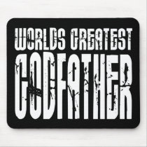Retro Cool Godfathers : World's Greatest Godfather Mouse Pads