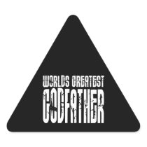 Retro Cool Godfathers : World's Greatest Godfather Stickers