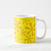 Retro cool mug - Yellow flake
