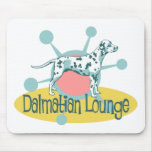 Retro Dalmatian Lounge Mouse Pads