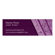 Retro Damask Business Card