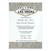 Rétro damassé Las Vegas floral épousant l'invitati