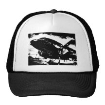 Retro DC3 Airplane Prop Plane Aviation Jet Design Mesh Hats