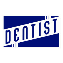 rétro dentiste cartes de visite professionnelles