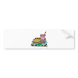retro diner fast food meal bumper stickers