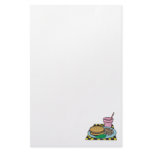 retro diner fast food meal stationery design