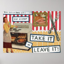 Retro Dinner Humour
