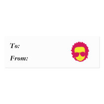 retro diva chic business cards