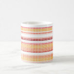Retro Dots Colourful Stripes Rainbow Mugs