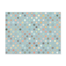 Retro Dots Earth Tones Blues