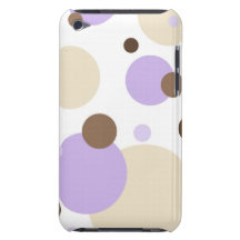 Retro Dots Purple-Brown iPod Touch Case-Mate