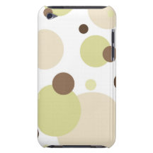 Retro Dots Yellow-Brown iPod Touch Case-Mate