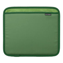 Rétro douille d'air verte hippie de Macbook de dou Poches iPad