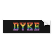 Retro Dyke Bumper Stickers