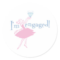 Retro Engaged Sticker