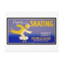 Retro Enjoy Skating Post Card