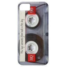 Rétro enregistreur à cassettes coques Case-Mate iPhone 5