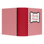 Retro Family Recipe Binder