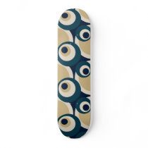 Retro Fifties Abstract Art - Skateboard