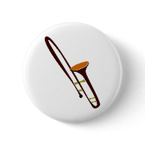 Retro Fifties Trombone Buttons