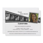 Retro Film Strip Graduation Party Photo Invite