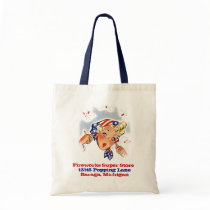 RETRO Firecrackers Fireworks Store Promo Giveaway Canvas Bags