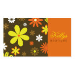 Retro Floral Business Card