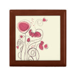 Retro Floral Tile Gift Box