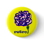 Retro Flower Button