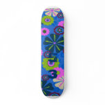 Retro Flower Skateboard