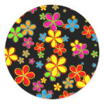 Retro Flower Wallpaper Sticker