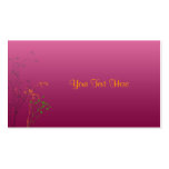 retro flowers Business Cards