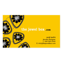 Retro Flowers Business Cards