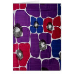 Retro Flowers Greeting Card