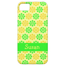 Retro Flowers Lemon & Lime iPhone Case casemate cases