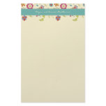 Retro Flowers · Teal · Stationery